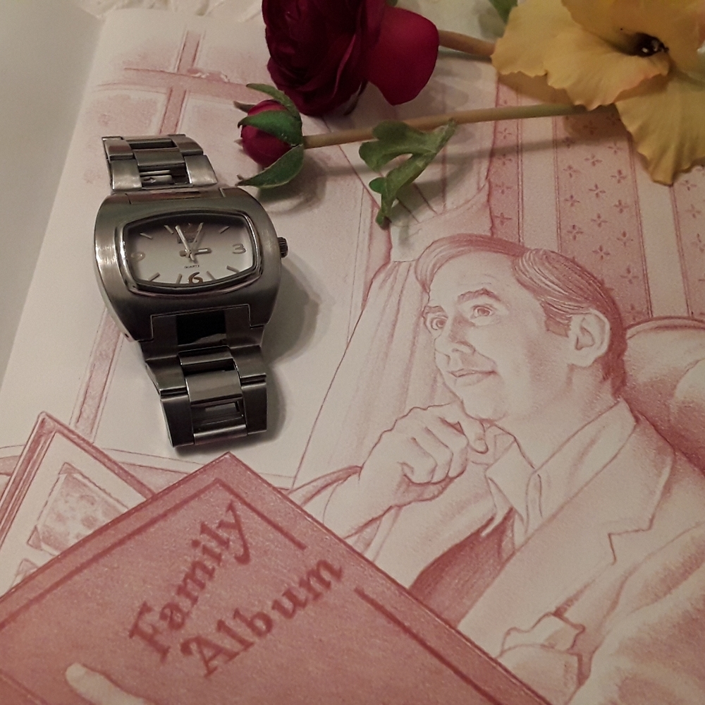NEW WITHOUT TAGS MEN”S FIGARO MILANO STAINLESS STEEL QUARTS WATCH - Picture 1 of 12